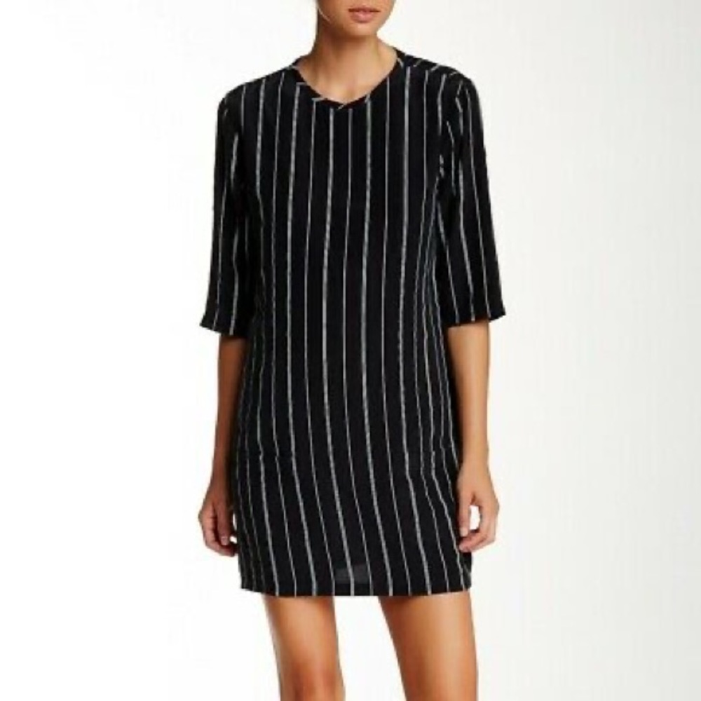 NWT Equipment Striped Aubrey Silk Dress Size XS